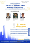 6.	OPCI : Aspects juridiques, fiscaux, financiers et immobiliers